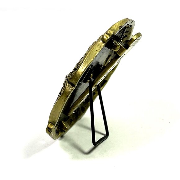 JAY STRONGWATER for Neiman Marcus Round Red Mini Frame Czech Crystals Signed - Picture 4 of 5